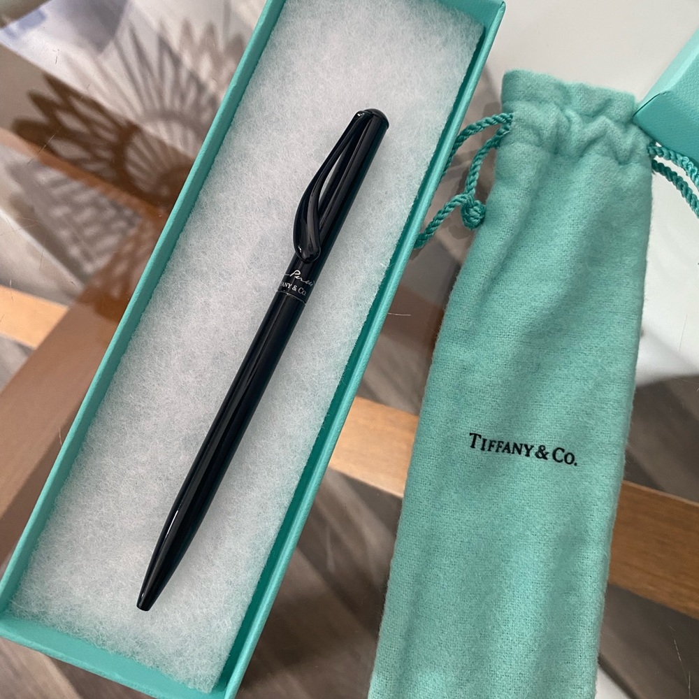 Tiffany & Co. Black Elsa Peretti Ballpoint Pen